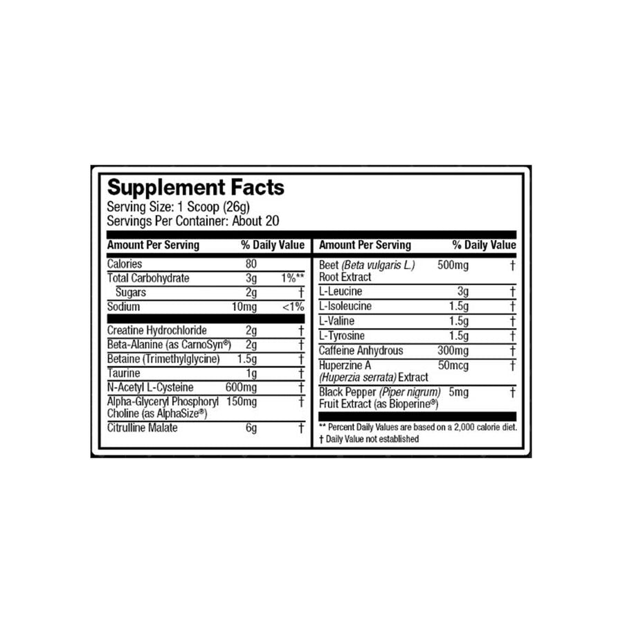 JYM Supplement Science Pre JYM 780g