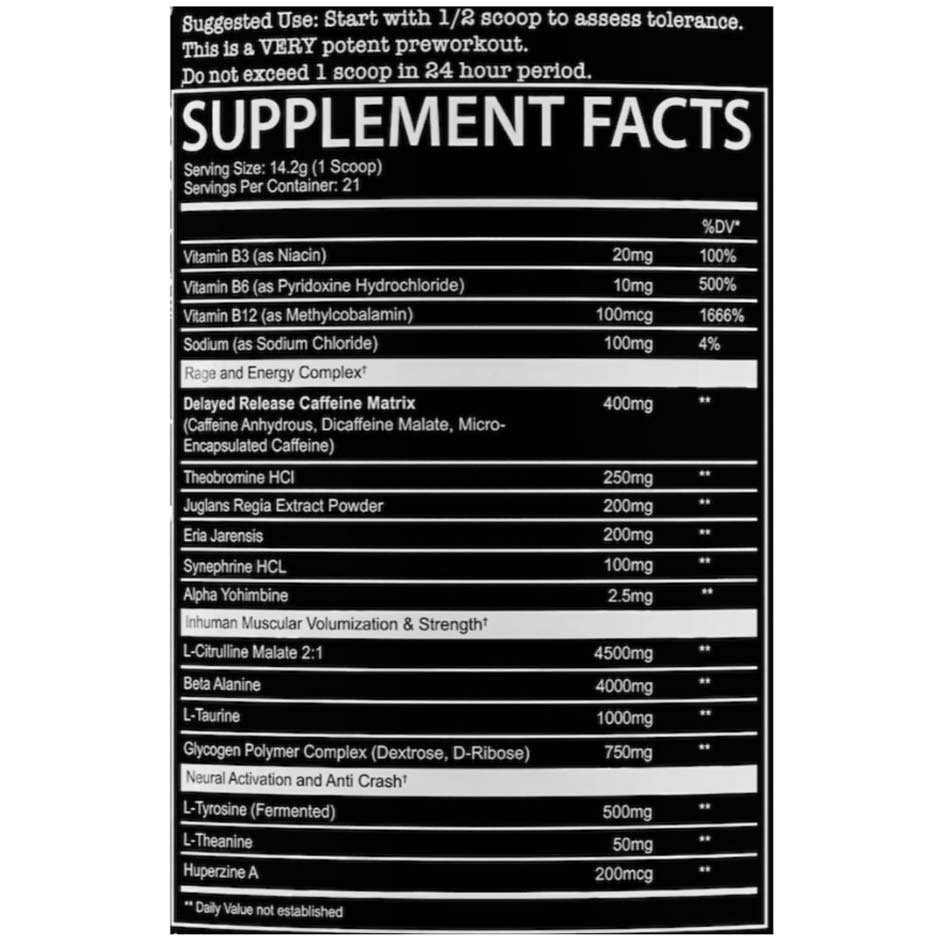 Afterdark Inhuman Face Melter 300g