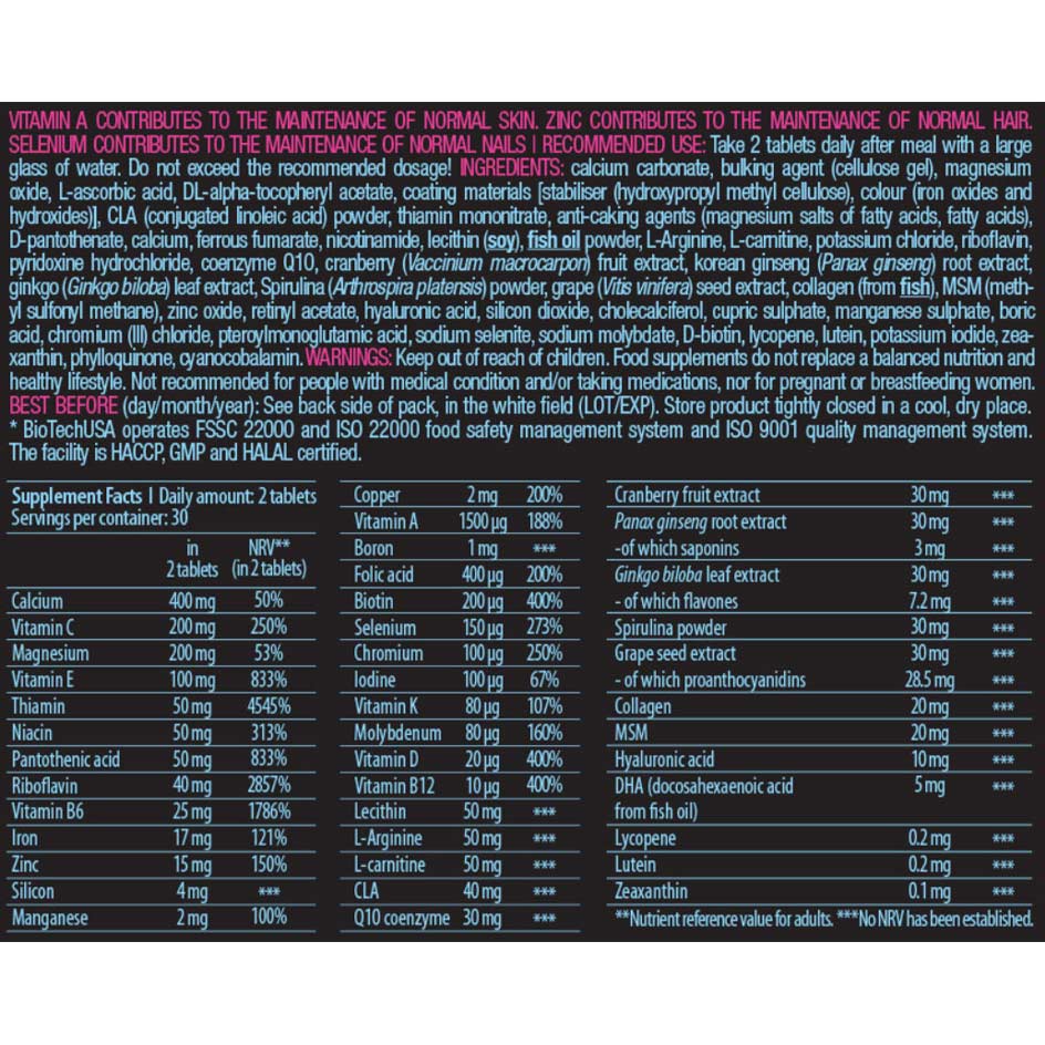 BioTech USA Active Woman 60 tabs