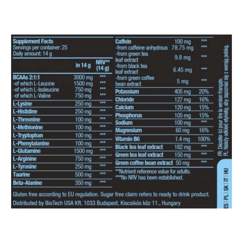 BioTech USA Amino Energy Zero 360g (MHD-Ausverkauf)