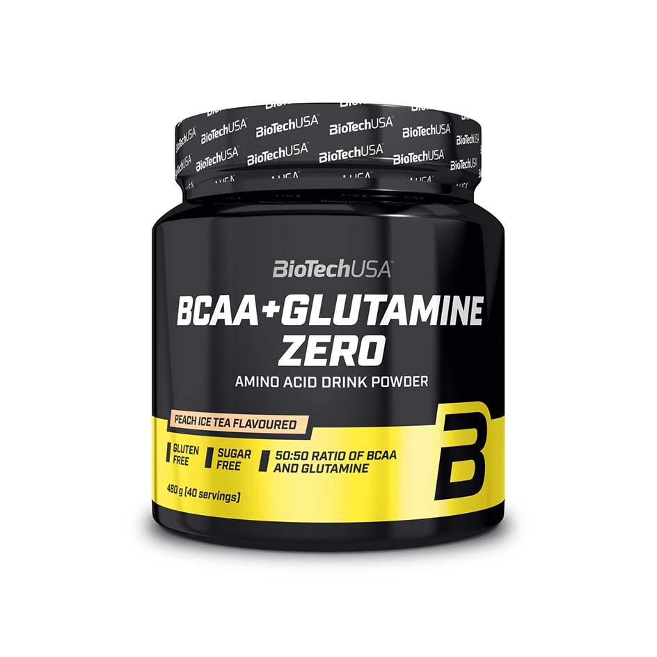 BioTech USA BCAA + Glutamine Zero 480g (MHD-Ausverkauf)