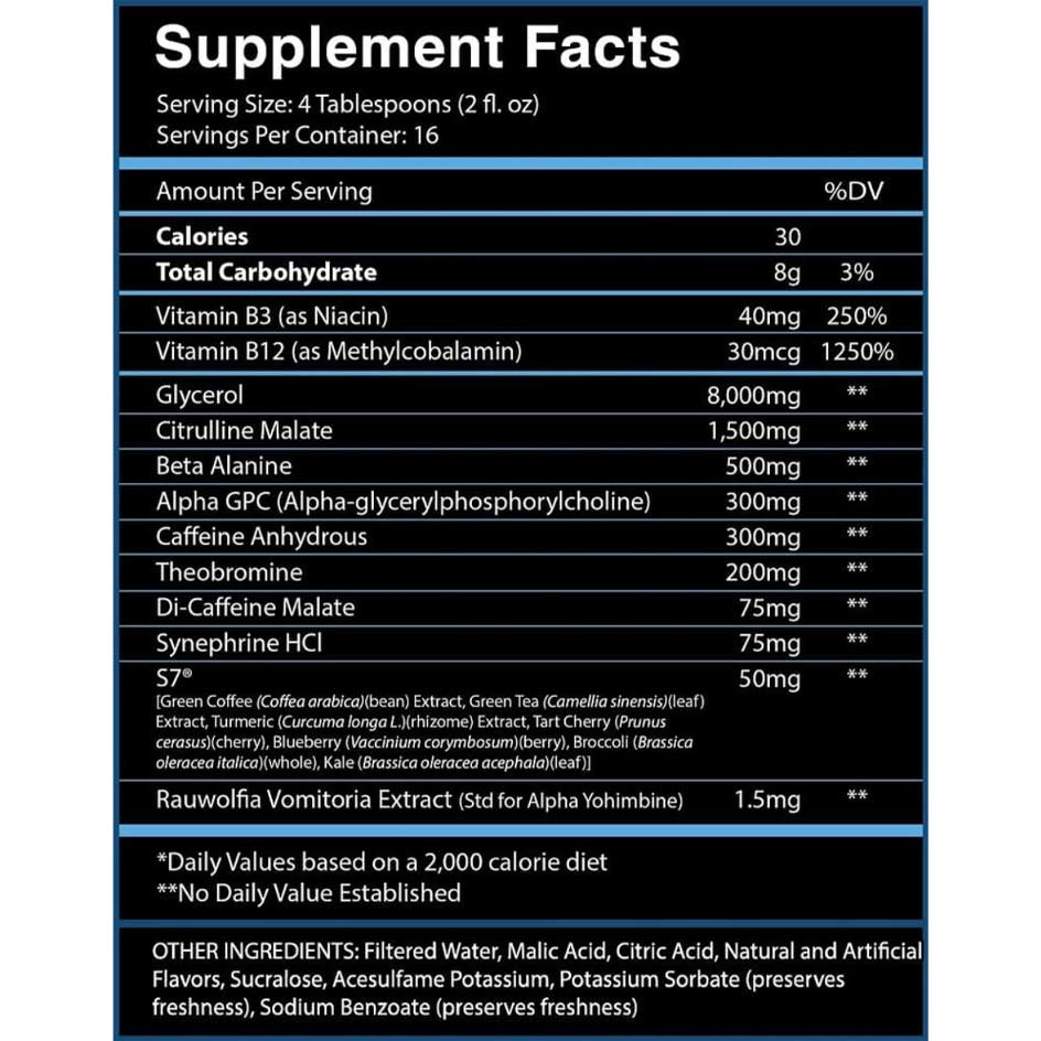 Centurion Labz – God of Thunder Liquid Preworkout 946 ml