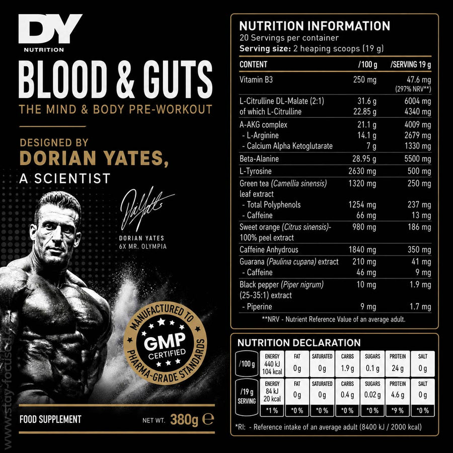 DY Nutrition – Blood & Guts