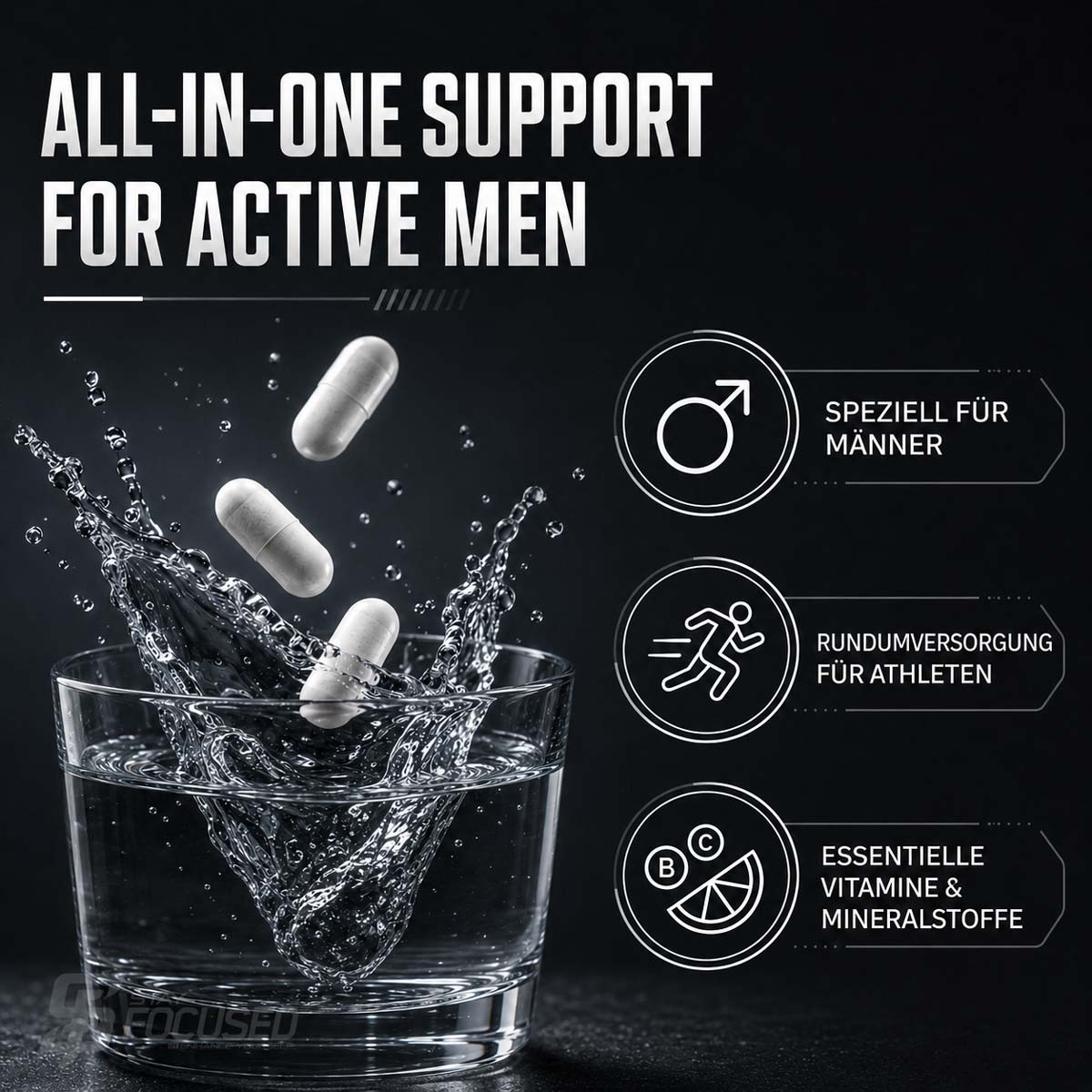 ESN Athlete Stack: Men 210 Kapseln
