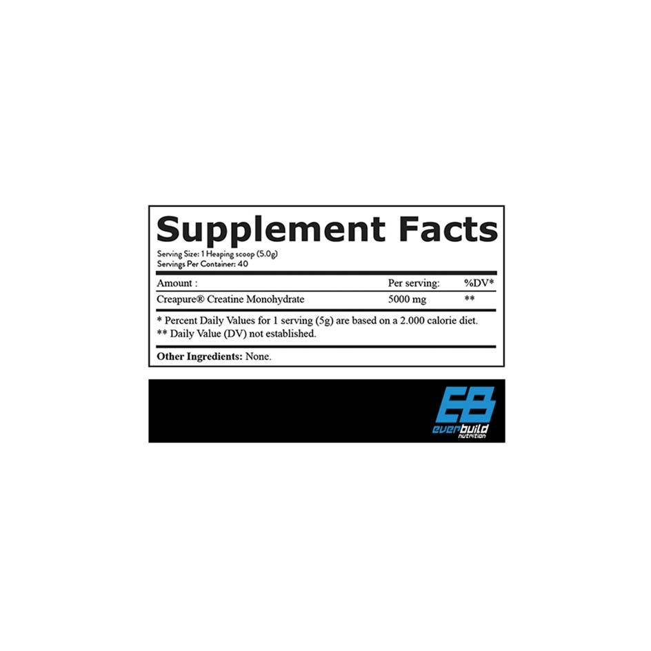 EVERBUILD Creapure Creatine 5000 / 500g - getboost3d