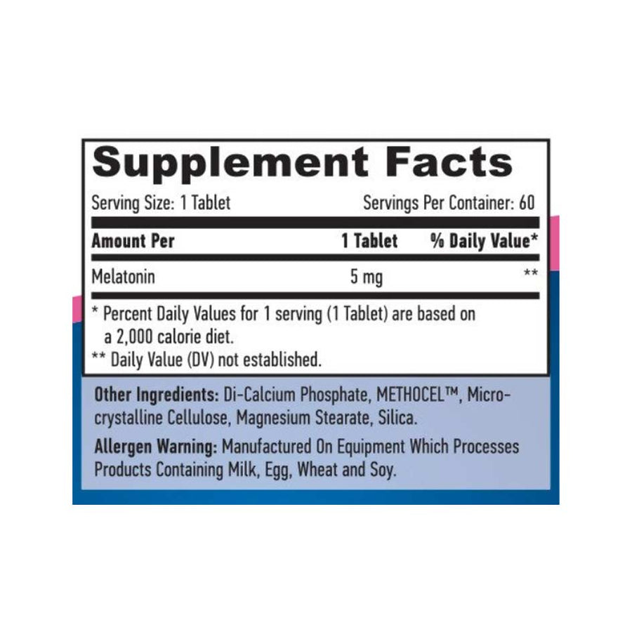 Haya Labs Melatonin 5mg - 60 tabs