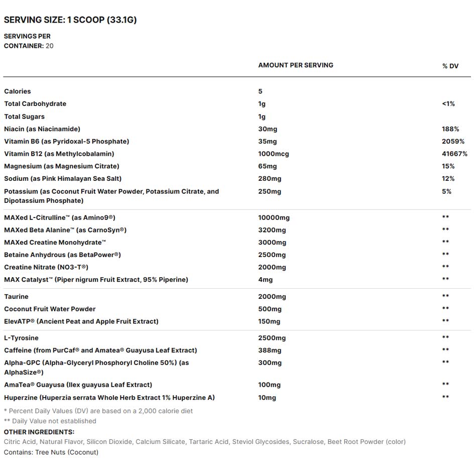 Kaged Muscle Pre-Kaged Elite 20 Servings