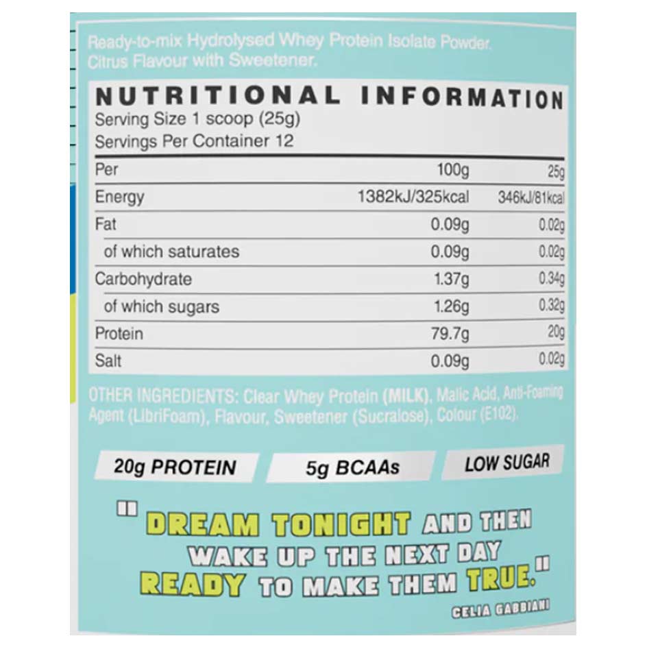 Naughty Boy Clear Whey Celia Gabbiani Limited Edition 300g (MHD Ausverkauf)