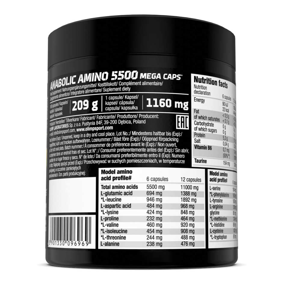 Olimp Anabolic Amino 5500 / 180 mega caps