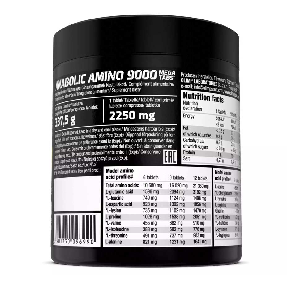 Olimp Anabolic Amino 9000 / 150 mega tabs