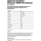 Optimum Nutrition Platinum Pump Pre-Workout 380g (MHD-Ausverkauf)