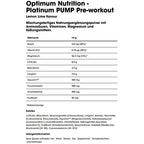 Optimum Nutrition Platinum Pump Pre-Workout 380g (MHD-Ausverkauf)