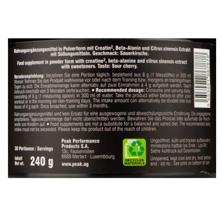 PEAK Epic Strength 240g - getboost3d