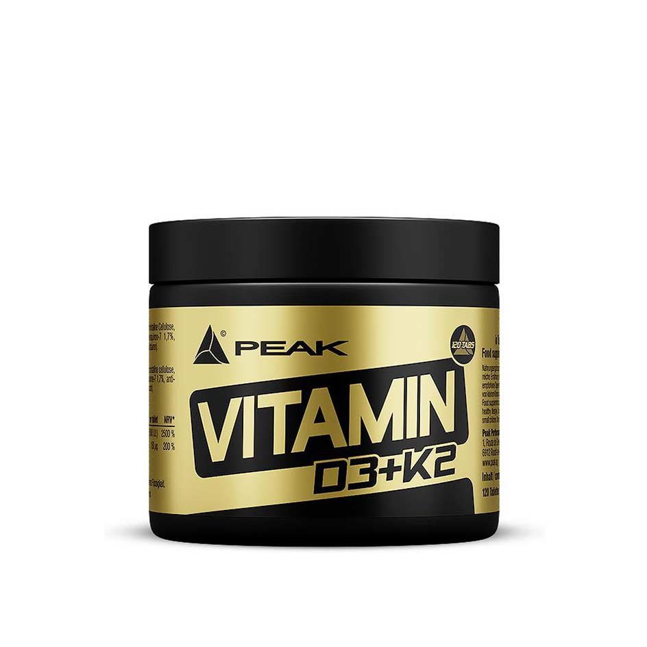 PEAK Vitamin D3+K2 120 tabs - getboost3d