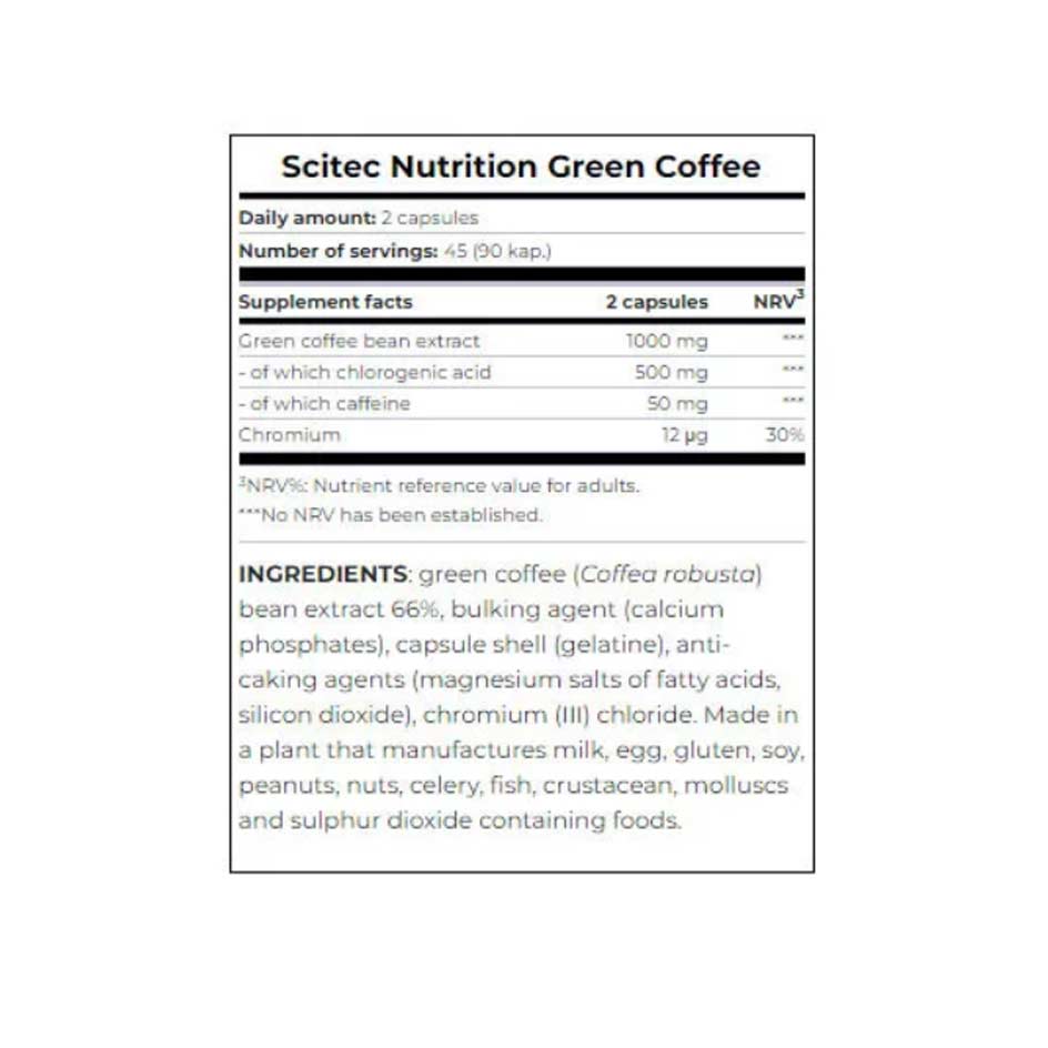 Scitec Nutrition Green Coffee 90 caps