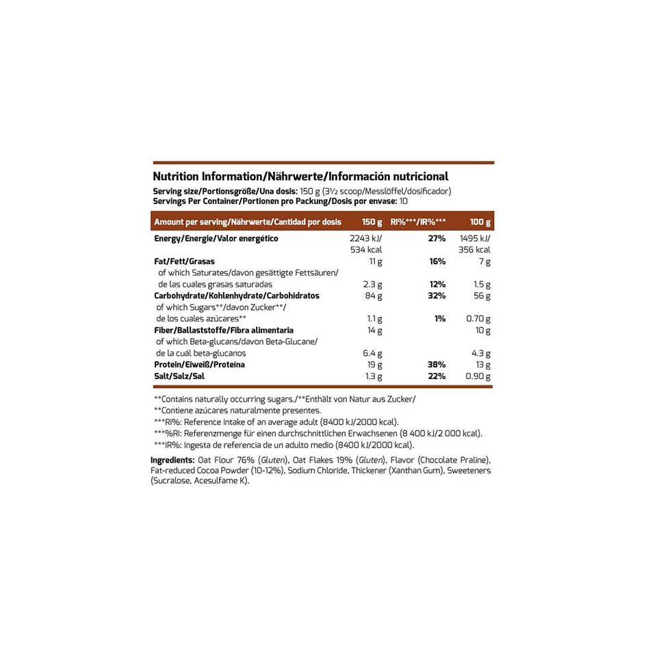 Scitec Nutrition Oatmeal 1500g - getboost3d
