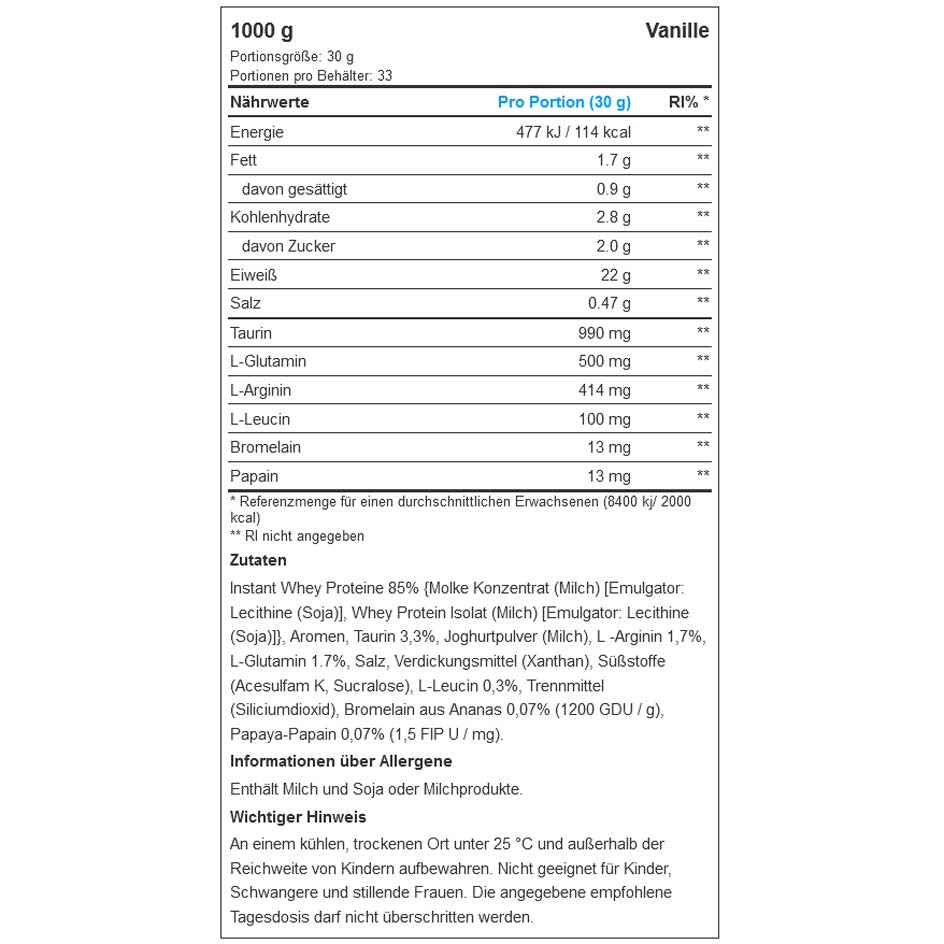 Scitec Nutrition 100% Whey Protein Professional 1000g
