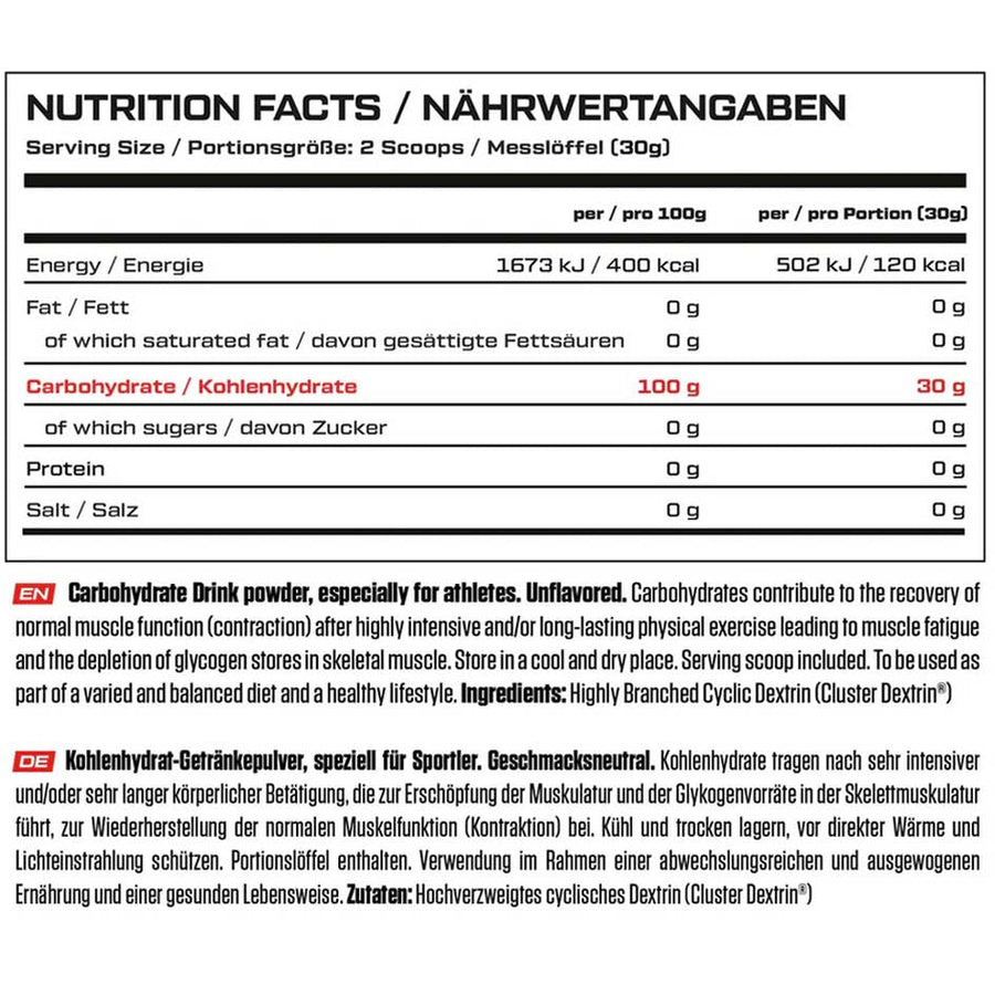 Vast Pro Carbs Cluster Dextrin 900g