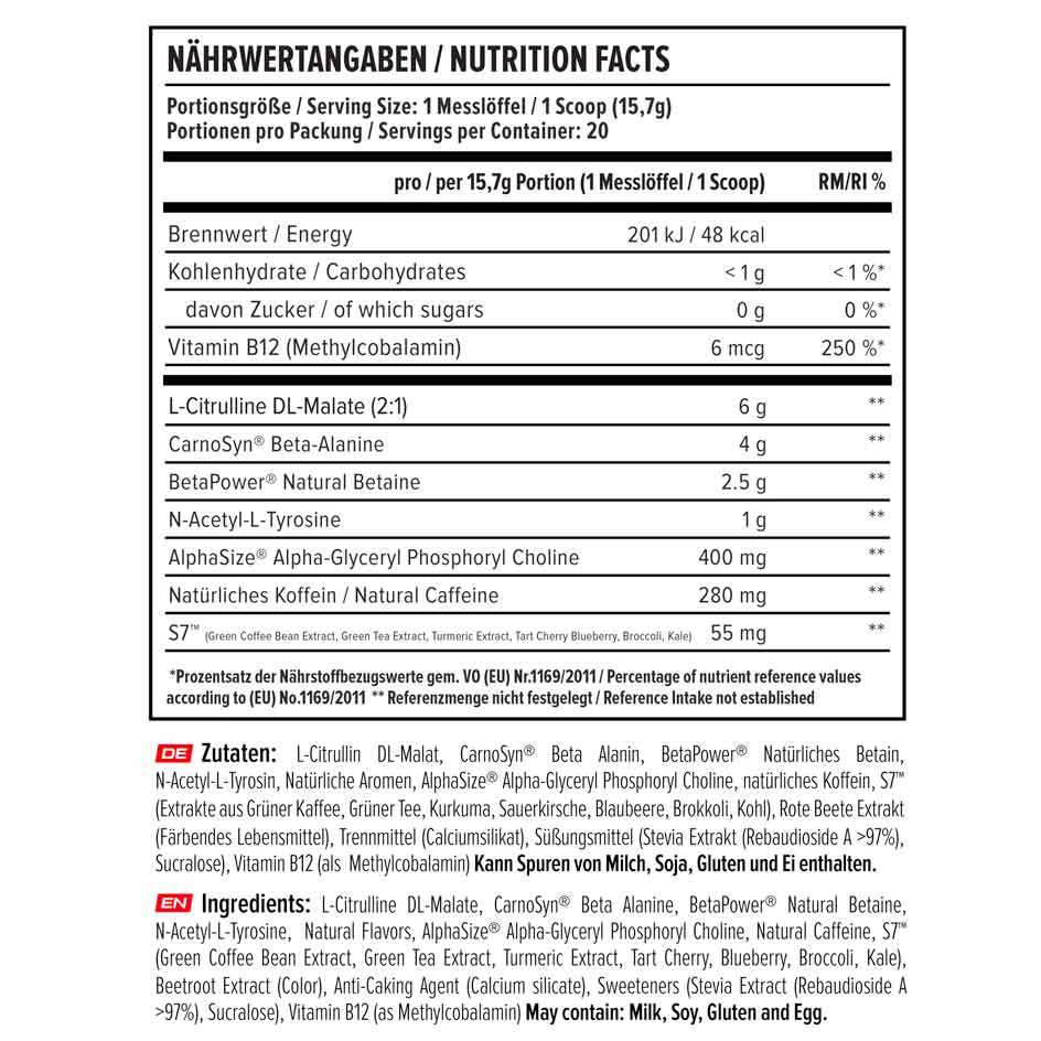 Vast V8 Total Energy 314g (MHD-Ausverkauf)