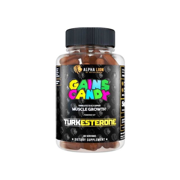 Alpha Lion Alpha GAINS CANDY™ Turkesterone 60 Kapseln Dose