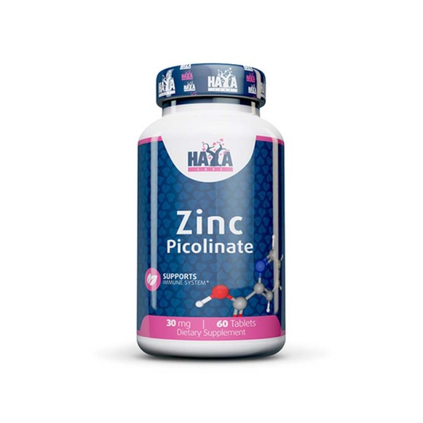 Haya Labs Zinc Picolinate 30mg / 60 Tabletten Dose